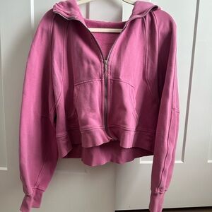 Lululemon Scuba Cropped Zip-Up Hoodie